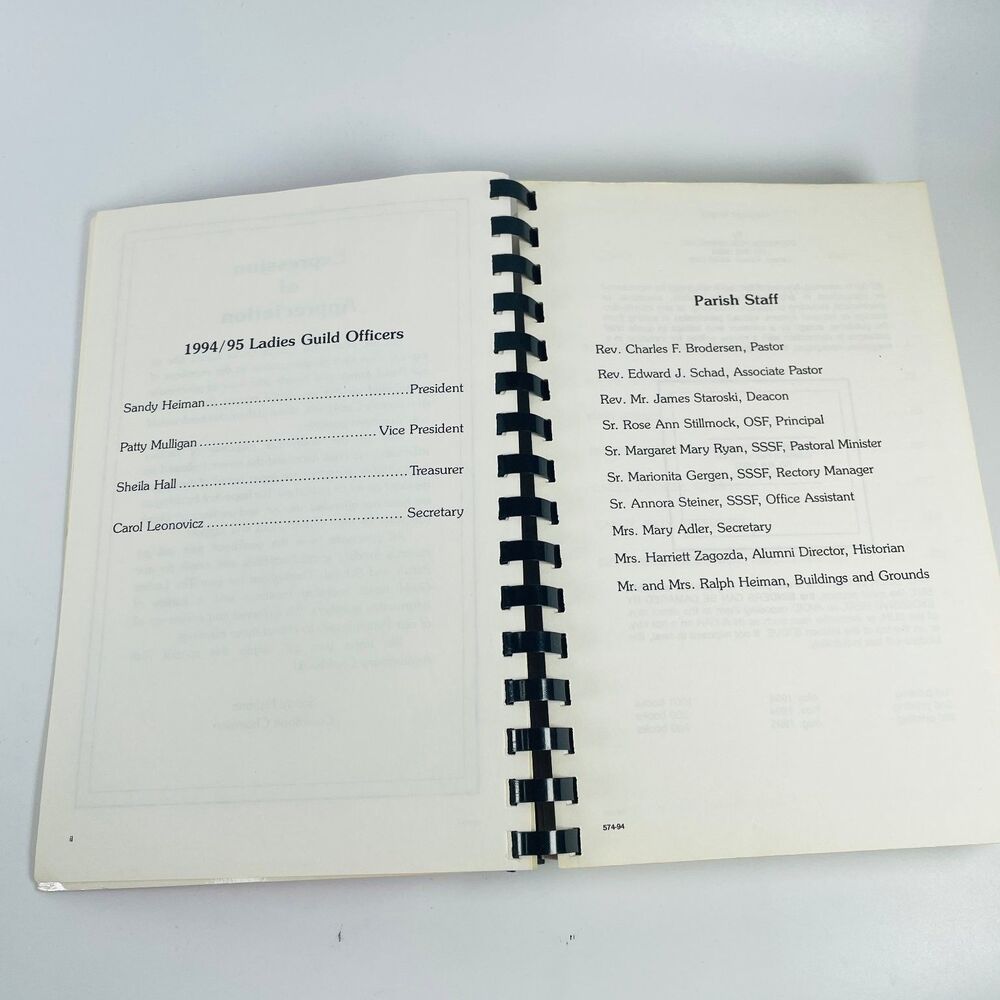 75th Anniversary Spiral Cookbook St Stanislaus Omaha NE 1919 1994 VTG Recipes - Picture 4 of 8